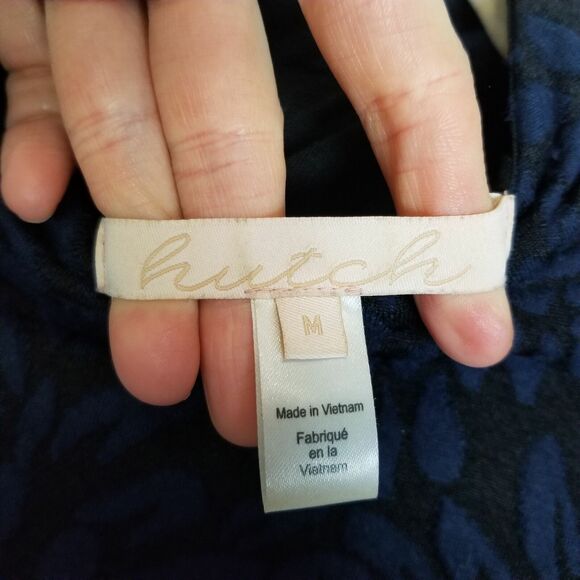 Anthropologie Hutch Womens Michaela Sweater Dress M Floral Textured Whimsigoth - Picture 7 of 11